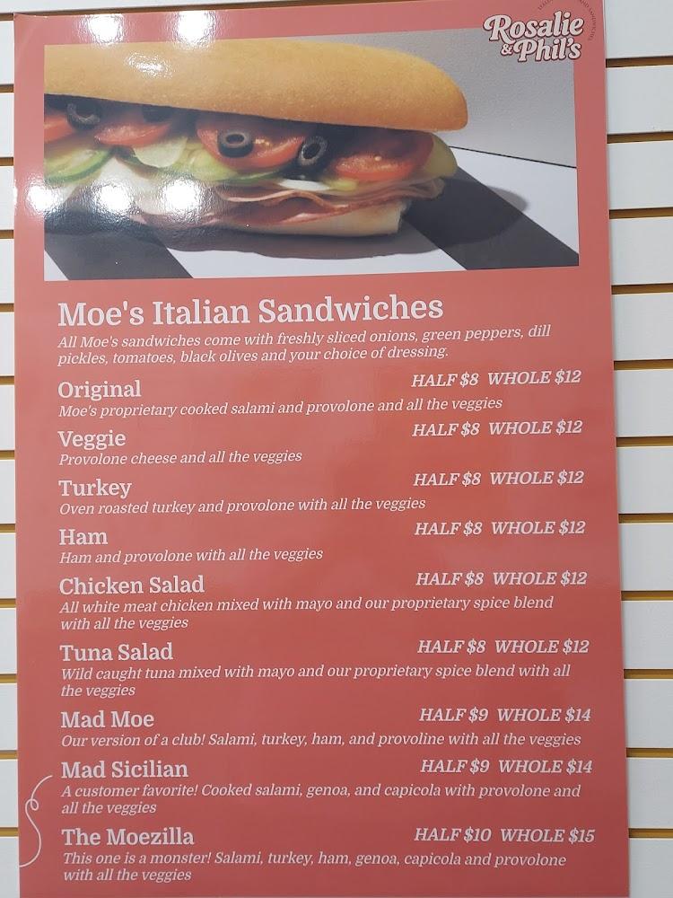 Rosalie & Phil's Menu image 2