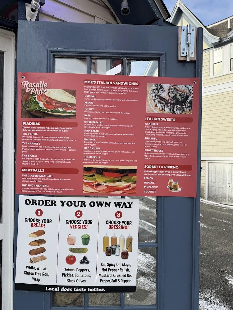 Rosalie & Phil's Menu image 3